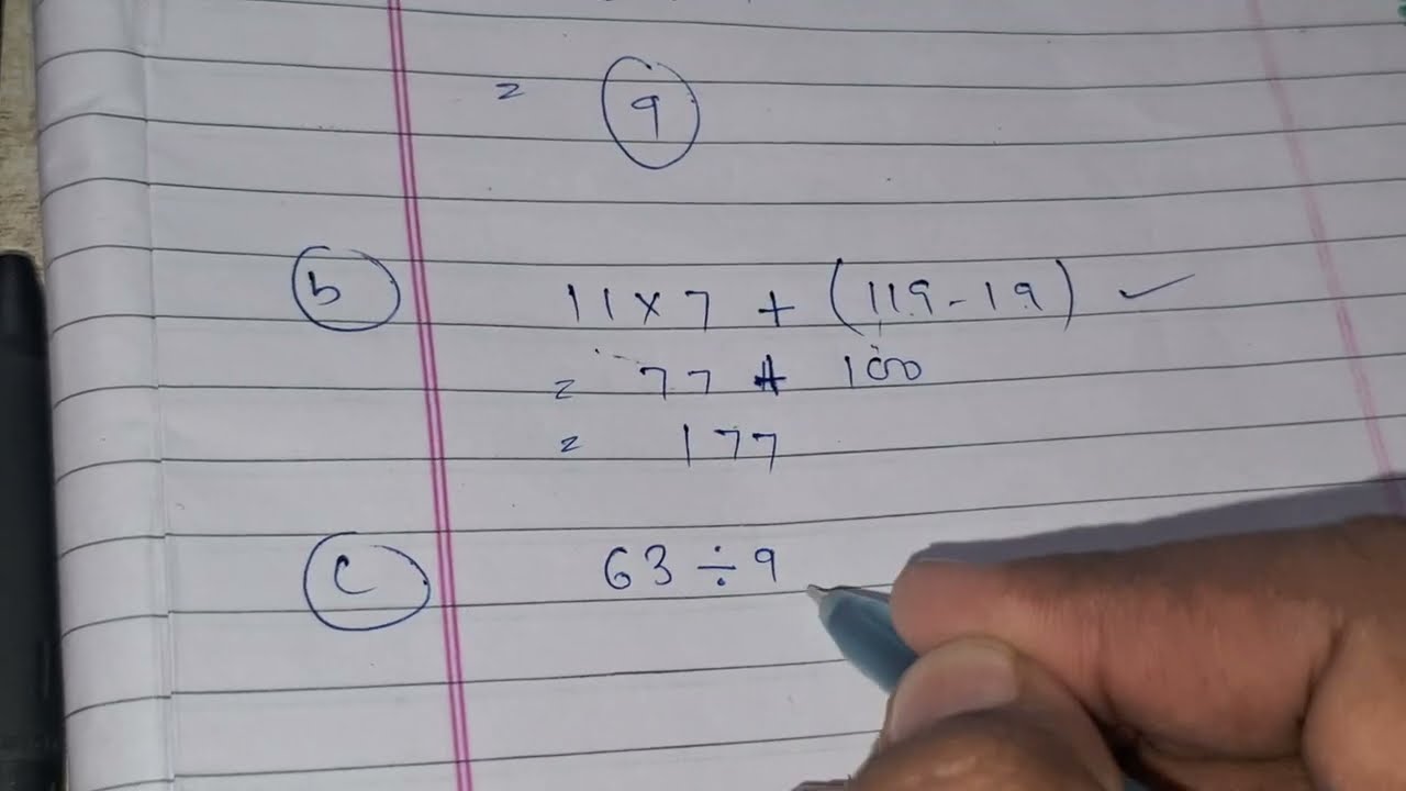Class 6 | ex-1.5 | Q-4) write the expression for each of the