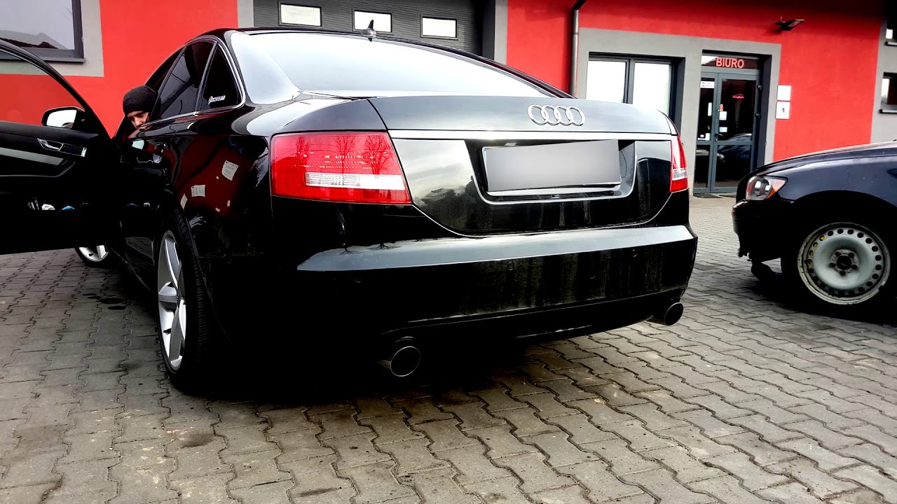 Audi A6 C6 3.0TDI straight pipe MGmotorsport KingSoft YouTube