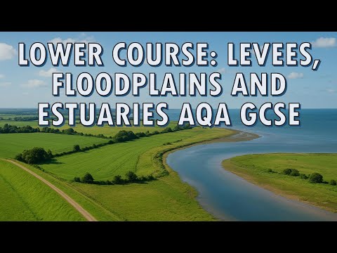 Lower course landforms: Levees, floodplains and estuaries AQA GCSE