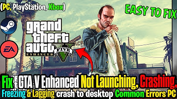 🎮 Fix GTA V Enhanced Not Launching, Crashing, Freezing & Black Screen on PC ✅