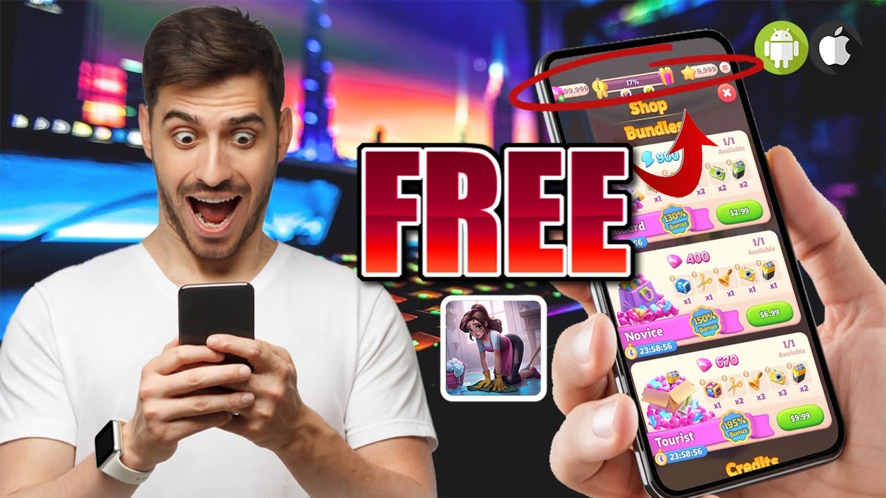 Merge Hotel Empire Hack FREE Gems and Star & Energy