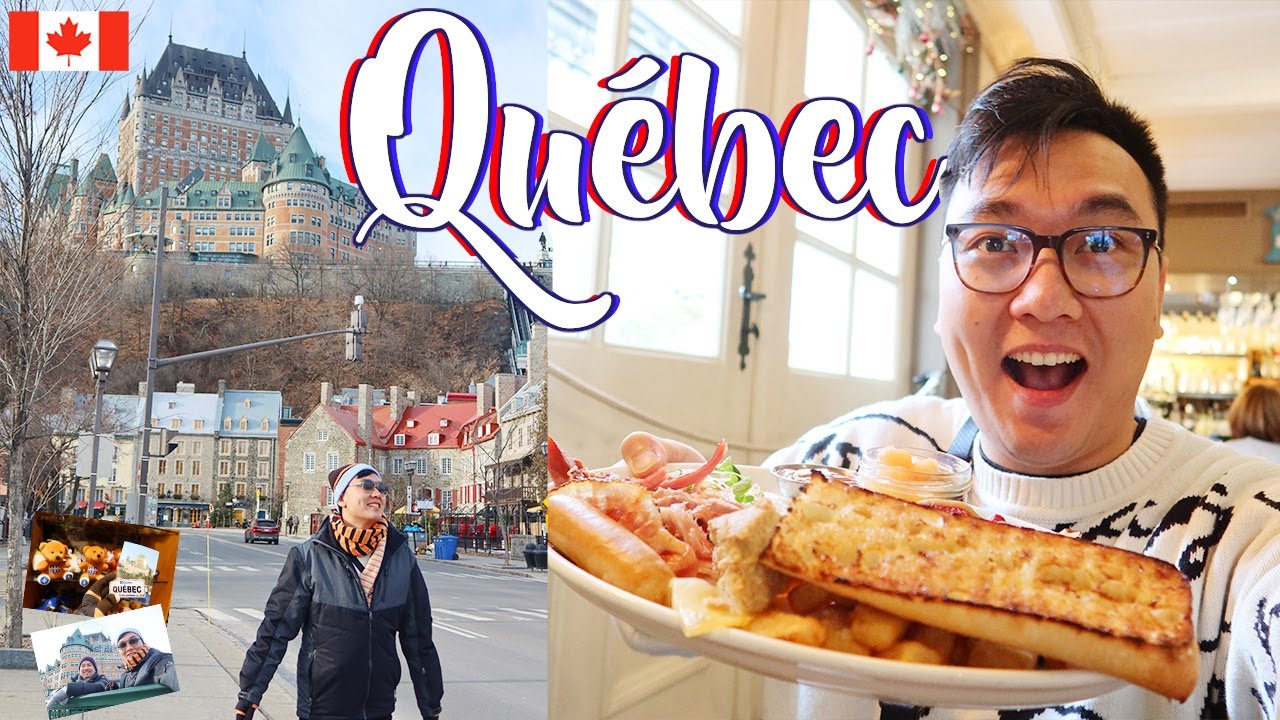 Québec City First Impression 🇨🇦 European City in Canada [8-hour Travel Vlog Christmas Market]