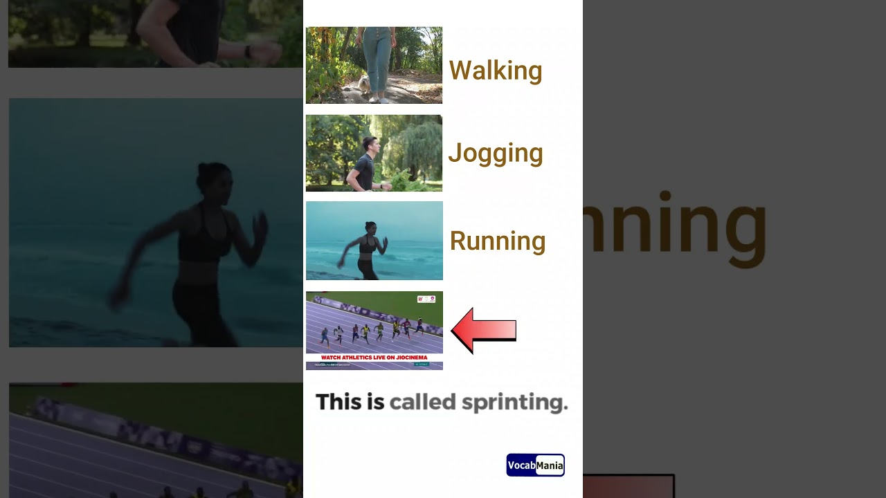 What's the difference between jogging, running, and sprinting? 😲🏃‍♀️🚶‍♀️ 