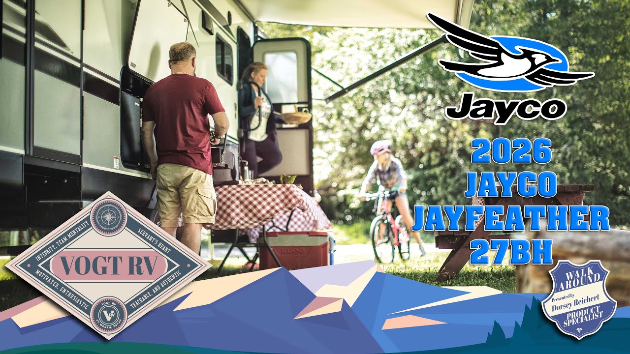 2026 Jayco Jay Feather 27VH | Full Walkthrough & Family Travel Trailer Tour