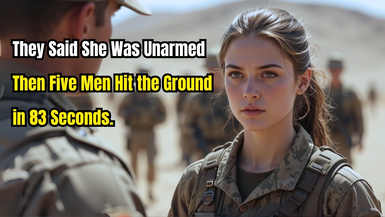 They Said She Was Unarmed — Then Five Men Hit the Ground in 83 Seconds.
