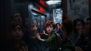 The Elevator Game ⚠️ | Dark Horror Story #disney #horror
