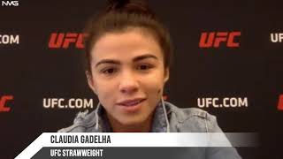 Claudia Gadelha talks improvements under Mark Henry | UFC Fight Night: Overeem vs. Harris