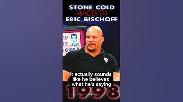Stone Cold Reacts To Eric Bischoff (1998) #shorts