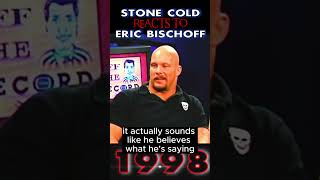 Stone Cold Reacts To Eric Bischoff (1998) #shorts