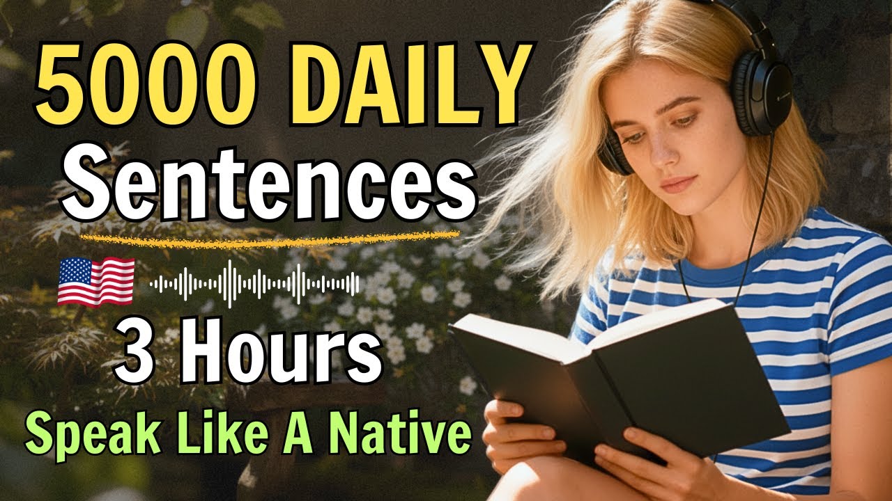 5000 Daily English Sentences for Natural Fluency | Listen, Repeat & Sound Native