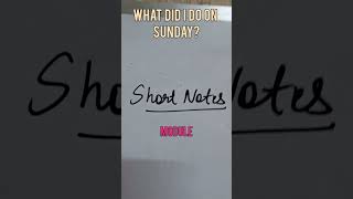 what did I do on sunday? | Class 11 grader | #shorts #studyvlog #class11