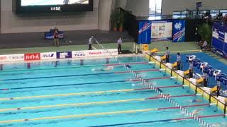 日本学生選手権水泳競技大会2020 200Ba 予選3組1コース　高大輔