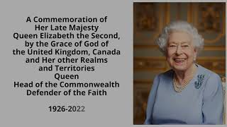 Service for Queen Elizabeth II