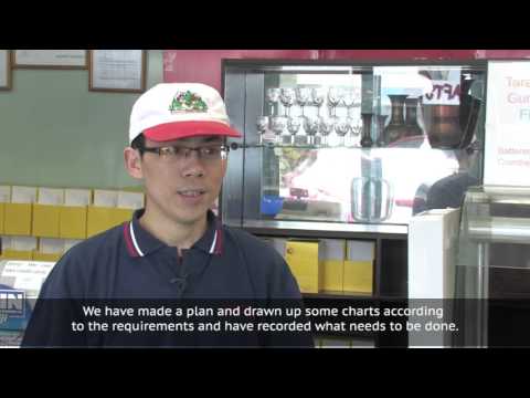 My experience of using a food control plan Cantonese
