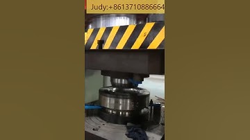 Aluminum cookware forge forming by hydraulic forge pressing machine