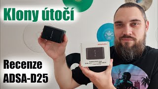 Recenze Axagon Adsa D25 Dokovací Stanice Pro 2.5 Ssdhdd, Která Navíc Umí Klonovat Disky.