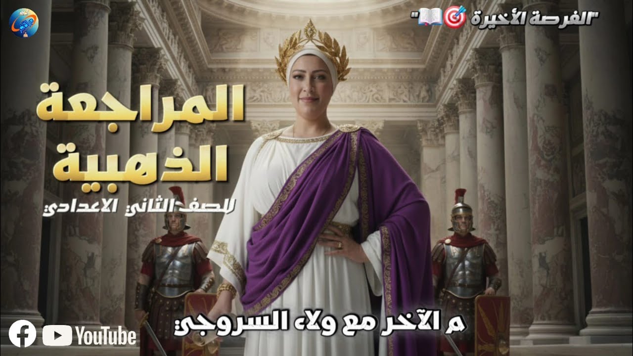 مراجعة ليلة امتحان الدراسات للصف الثاني الإعدادي 2026 | أهم الأسئلة المتوقعة (الجزء الأول)