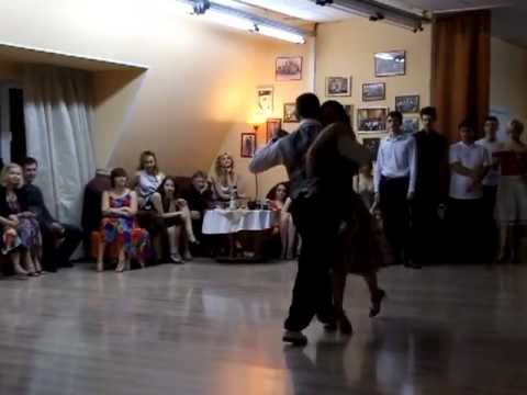 Sigrid Van Tilbeurgh & Roman Konyshev in Chelyabinsk. Buenos Tangos Club 2012-11-04. 1