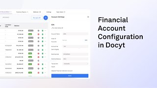 Financial Account Configuration in Docyt