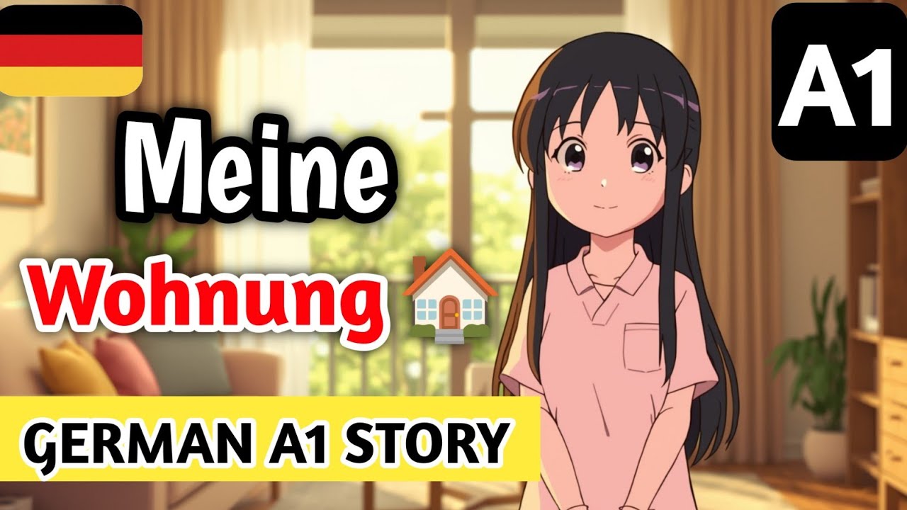Learn German A1 | Easy German Story for Beginners | Meine Wohnung 🏠 ...
