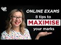 8 online exam tips to MAXIMISE your marks