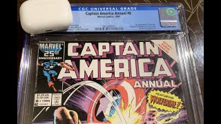 SURPRISING BEFORE PRESSING & CGC Unboxing: Captain America Annual #8 Wolverine by Marvel Comics
