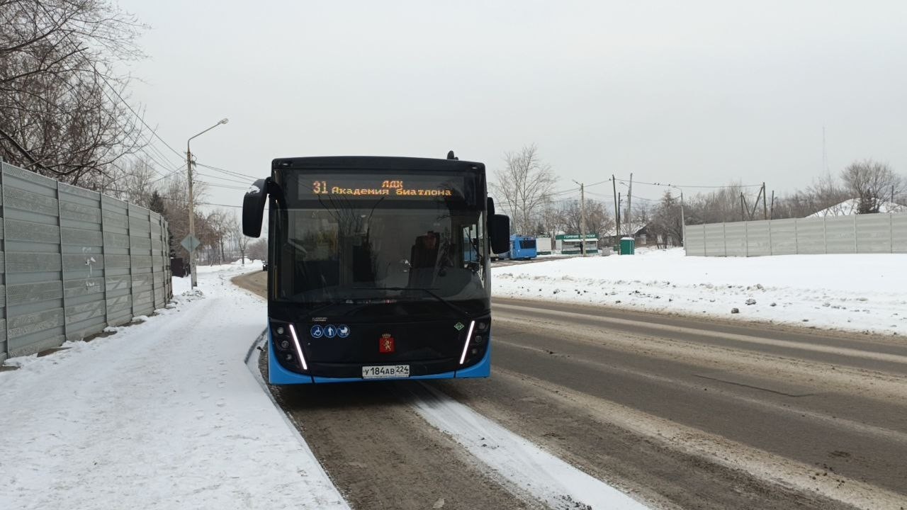 Поездка от конечной до конечной на автобусе МАЗ 203.947 по маршруту №31 в Красноярске