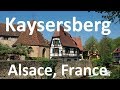 Kaysersberg one of France's most beautiful villages in Alsace-Lorraine [French medieval town]