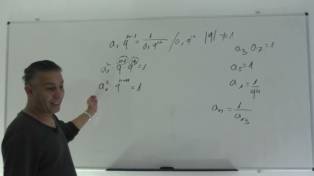 פתרון בגרות 581 קיץ 2019 מועד א שאלה 2 -סדרה הנדסית.