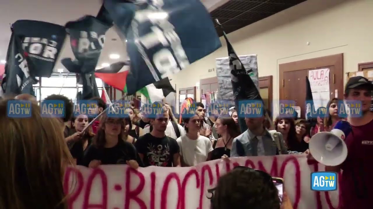Roma, gli studenti concludono il corteo occupando Lettere a La Sapienza