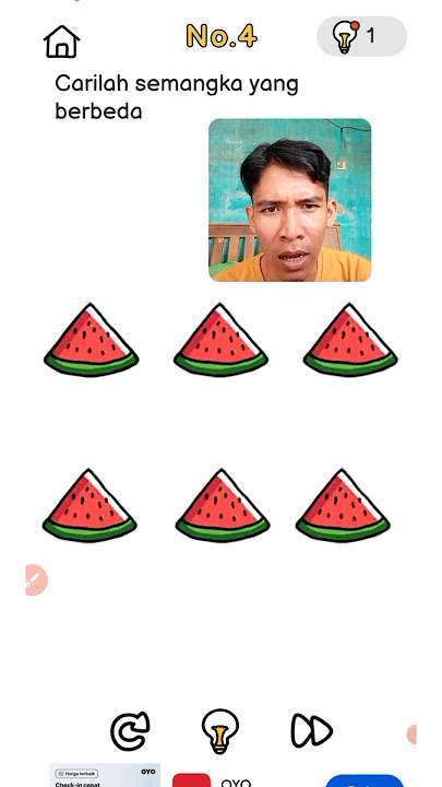 Berfikir secara logika mana semangka yang berbeda #short #agusngonten