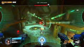 D.Va's Q kills 5 people