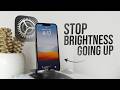 How to Stop Your Brightness from Going Up by Itself iPhone (tutorial)
