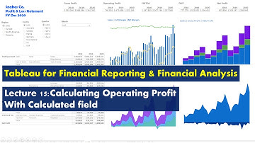 Lecture 15:  Calculating Operating Profit with Calculated field - Course: Tableau for FR-FA