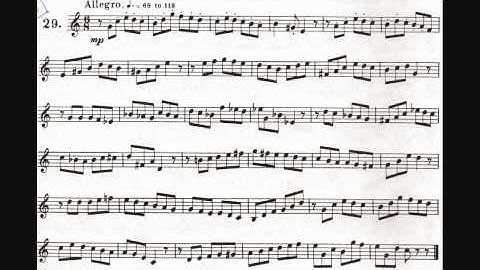 ARBANS SINGLE TONGUE EXERCISE #29