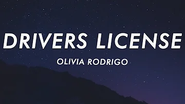 Olivia Rodrigo - drivers license (Lyrics)