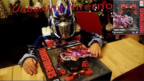 Ultimate UNBOXING Video: Power of the Primes INFERNO transformation