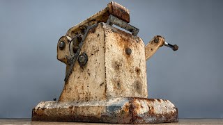 RESTORATION of an Old Rusty Aluminum Tube Sealer | Amazing Result