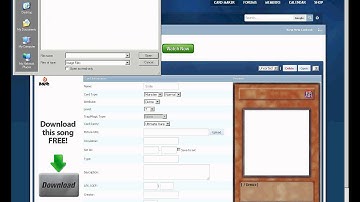 How to create your own yu gi oh cards