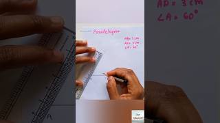 How to draw Parallelogram #shorts #trending #viral #youtubeshorts #viralshorts #parallelogram