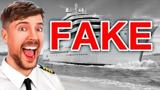 Was MrBeast's $1 BILLION Yacht FAKE?!