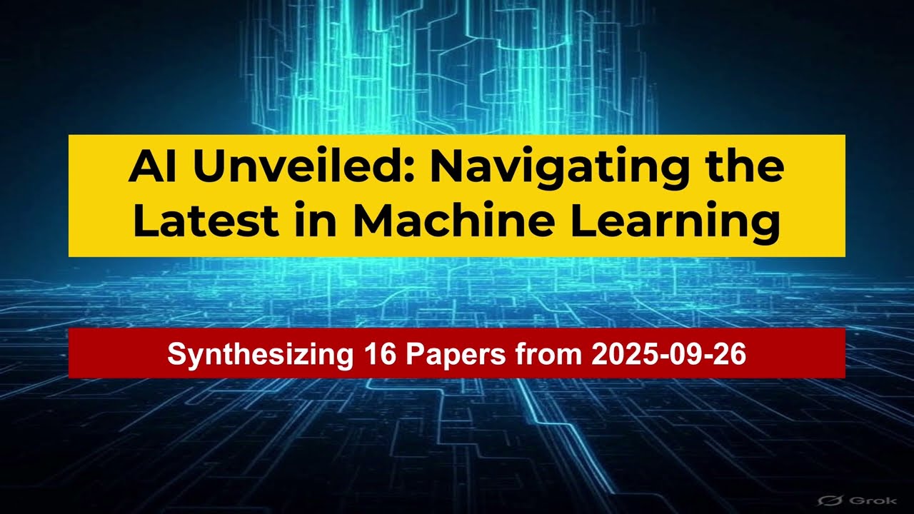 AI Frontiers: LLM Safety, RL, Diffusion Models & More | Sept 26, 2025