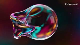 PixVerse V6 Image Text 720P colorful liquid ma