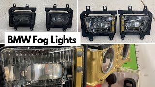 BMW E30 Fog Lights - Complete Restoration (including replacment glass lenses)