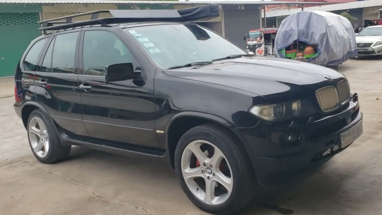 លក់ឡានធូរថ្លៃ BMW X5 ឆ្នាំ06 ពណ៍ខ្មៅ តម្លៃ8900$/092718124/0883455242/0969788321