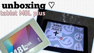 unboxing, tablet BLU M8L PLUS ♡♡  ( !!mi primer unboxing¡¡¡¡ )