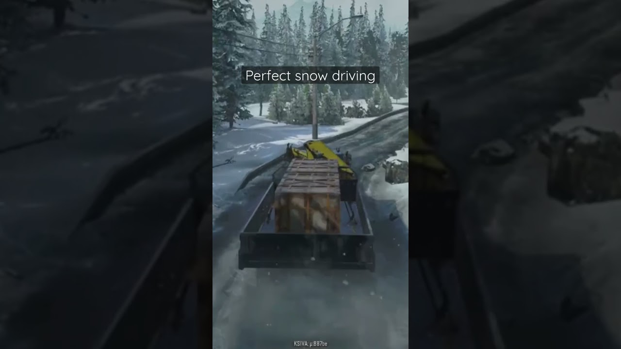 Perfect snow driving - SnowRunner