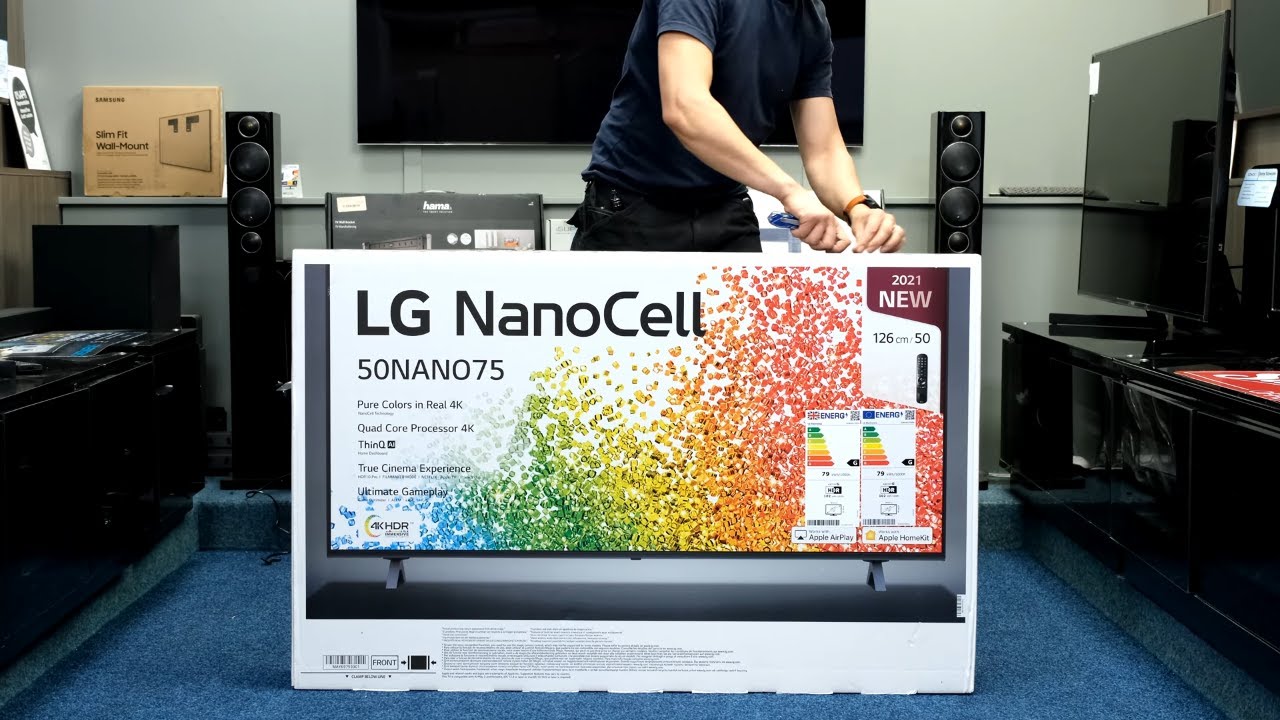 LG 50 NANO756PB 2021 Unboxing, Setup and 4K HDR Demos Nanocell 756PB 