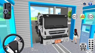 New Cement Construction Truck Wash Truck Driving: 3D Driving Class - Car Game Android Gameplay