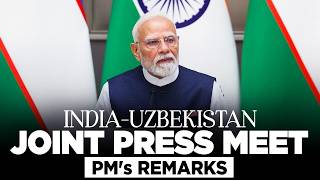 PM Modis remarks during the joint press meet with Uzbekistan President Mirziyoyev
Prime Minister Narendra Modis remarks during the joint press meet with Uzbekistan President Shavkat Mirziyoyev.
#pmmodi #narendramodi #uzbekistan
To Subscribe PM Narendra Modis YouTube Channel click now at https://goo.gl/8qsb5E and stay updatedð
To Follow PM Narendra Modis WhatsApp Channel, click now at https://www.whatsapp.com/channel/0029Va8IaebCMY0C8oOkQT1F
PM Narendra Modis other social media platforms:
⺠Download the NM App: http://nm4.in/dnldapp
⺠Like us on Facebook: https://facebook.com/narendramodi
⺠Follow us on Twitter: https://twitter.com/narendramodi
⺠Follow us on Instagram: http://instagram.com/narendramodi PM Modis remarks during the joint press meet with Uzbekistan President Mirziyoyev